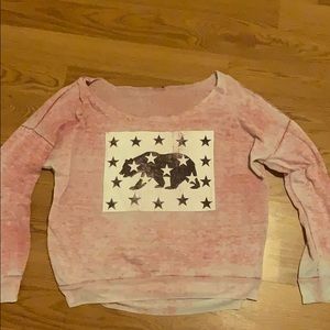 A long sleeved shirt and is very soft.